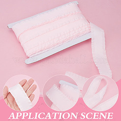 16.6 ярд полиэстеровой кружевной ленты с оборками&nbsp;DIY-ME0001-62A