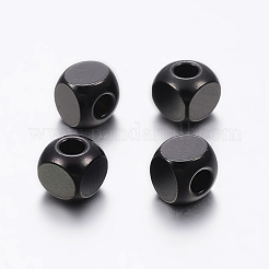 Бусины из нержавеющей стали 304 STAS-F136-01B-6x6mm