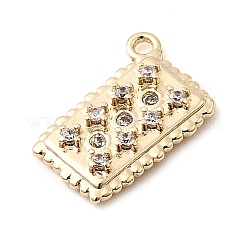 Латунные микро проложить кубического циркония подвески&nbsp;LS-KK-P337-03E-G