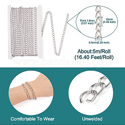 5м алюминиевых витых бордюрных цепей CHA-BY0001-01S