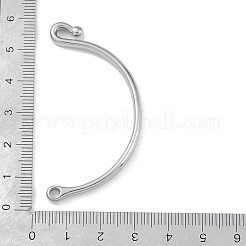 Соединительные звенья латунного браслета&nbsp;KK-U020-02P