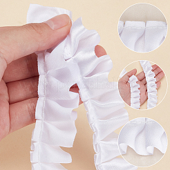 Лента из полиэстера и атласа со складками длиной 20 м. OCOR-WH0093-01B