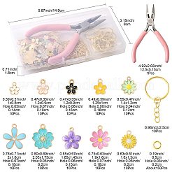 Набор для самостоятельного изготовления цветочного брелока DIY-FS0009-84