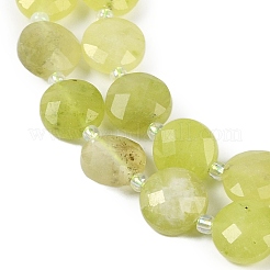 Природного нефрита Xiuyan бисер нитей G-B094-A07-01