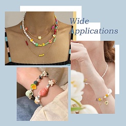 30 шт. 2-х цветные бусины из фарфора Famille Rose&nbsp;PORC-CJ0001-16