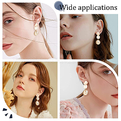 20 шт. латунные серьги-гвоздики&nbsp;KK-BBC0003-36