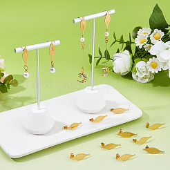 20 шт. фурнитура для сережек-гвоздиков из нержавеющей стали 304&nbsp;STAS-DC0017-05