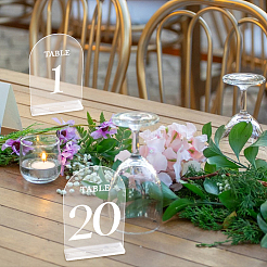 20 шт. 20 стиля акриловая настольная тарелка украшение для дисплея&nbsp;AJEW-DR0002-37