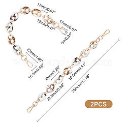 Ручки для сумок из 2 нити смолы&nbsp;FIND-WR0003-96B