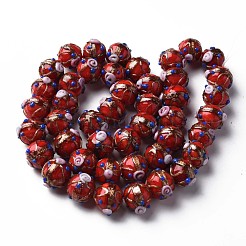 Ручной золотой песок бусины бисер нитей LAMP-T017-05F