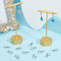 50 шт. фурнитура для сережек из нержавеющей стали 304 STAS-BBC0002-50P