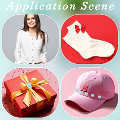 Стеклянный стальной коготь пришитый стразы FIND-WH20040-07G-02