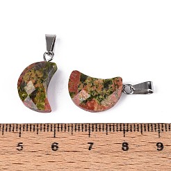 Природные подвески Unakite G-N349-02D-P