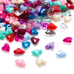 150шт 15 цвета прозрачные акриловые подвески&nbsp;MACR-TA0001-56