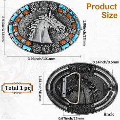 Застежка для ремня из цинкового сплава&nbsp;PALLOY-WH20048-06A