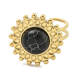 Ионное покрытие (ip) 304 нержавеющая сталь синтетические бирюзовые манжеты кольца G-Z056-08G-05