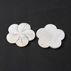 Резные подвески из натуральных пресноводных ракушек BSHE-S304-14