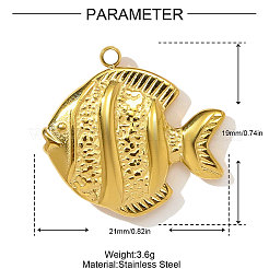 Подвески из нержавеющей стали 304&nbsp;STAS-OY003-67G