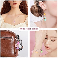 21шт 7 стиля светящиеся прозрачные подвески из смолы&nbsp;RESI-YW0001-82