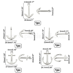 5 шт. 5 стиля подвески из нержавеющей стали 304 STAS-UN0021-40P