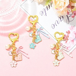 Подвесные украшения из сплава эмали&nbsp;HJEW-YW00282-01