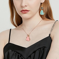 50шт 5 цвета сплава эмалевые подвески&nbsp;ENAM-SZ0002-86