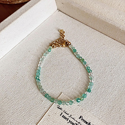 Браслеты из натурального амазонита с круглыми бусинами для женщин PB7949-2