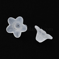Прозрачные матовые акриловые цветочные бусины&nbsp;X-PL554