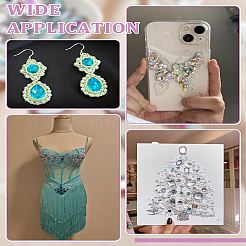 Кабошоны со стразами&nbsp;RGLA-LP0001-06C