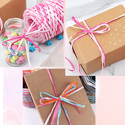 Сегментированные окрашенные шнуры из рафии для поделок своими руками&nbsp;OCOR-WH20020-27A