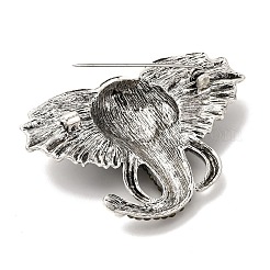 Сплав горный хрусталь брошь&nbsp;LS-JEWB-K027-08AS