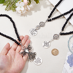 3 шт. подвеска в виде ангела из сплава&nbsp;HJEW-WH00128