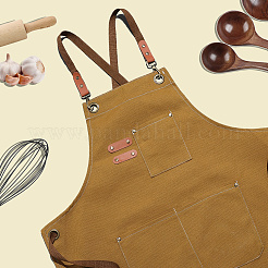 Фартук из хлопчатобумажной ткани&nbsp;AJEW-WH20060-29A