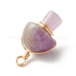 Подвески из натурального аметиста &nbsp;PALLOY-JF01134-05
