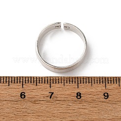 925 серебряные манжеты-кольца RJEW-P164-01P