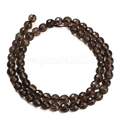 Природный дымчатый кварц нитей бисера&nbsp;G-C280-B09-6mm