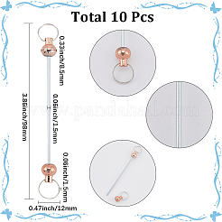 10 шт. брелок для ключей из сплава с бусинами для изготовления ювелирных изделий своими руками&nbsp;FIND-SC0014-33A