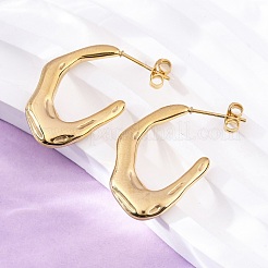 Серьги-гвоздики из нержавеющей стали 304&nbsp;EJEW-B108-18G