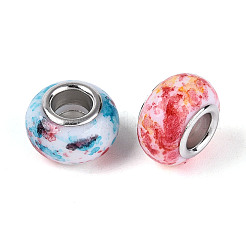 Печатные акриловые Европейский бисером&nbsp;GPDL-N006-01A-02