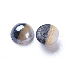 Непрозрачные стеклянные кабошоны GGLA-S038-10B-4mm