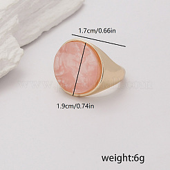 Геометрические нерегулярные вогнутые регулируемые кольца из цинкового сплава&nbsp;KK6912-1