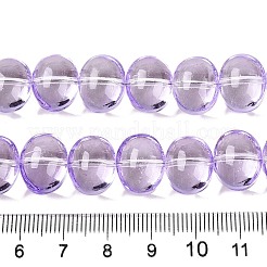 Прозрачные стеклянные бусины гальваническим пряди&nbsp;EGLA-N012-06B