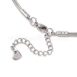 Цепочка-змейка из нержавеющей стали 304&nbsp;NJEW-JN05885