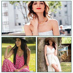 14 шт. 14-цветный полиэстеровый витой шнур для изготовления ожерелья&nbsp;NJEW-PH01636