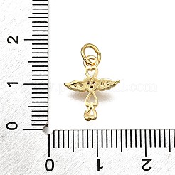 Латунные микро проложить кубического циркония подвески KK-Z100-40G-02