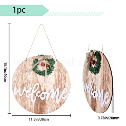 Деревянные подвесные украшения&nbsp;AJEW-GF0002-34