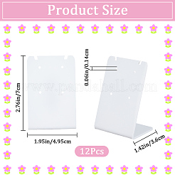 12 шт. акриловые подставки для сережек EDIS-CP0001-02