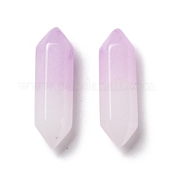 Натуральные фиолетово-белые нефритовые лечебные камни G-K330-65