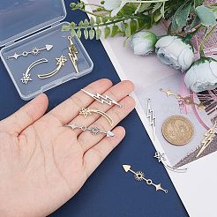 12 шт. 6 стиля подвески из нержавеющей стали 201&nbsp;STAS-UN0034-04