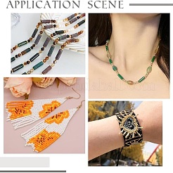 9 стиль стеклярусных бусин SEED-HY0001-06